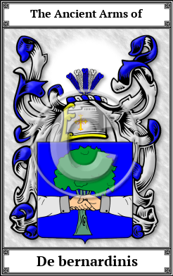 De bernardinis Family Crest Download (JPG)  Book Plated - 150 DPI